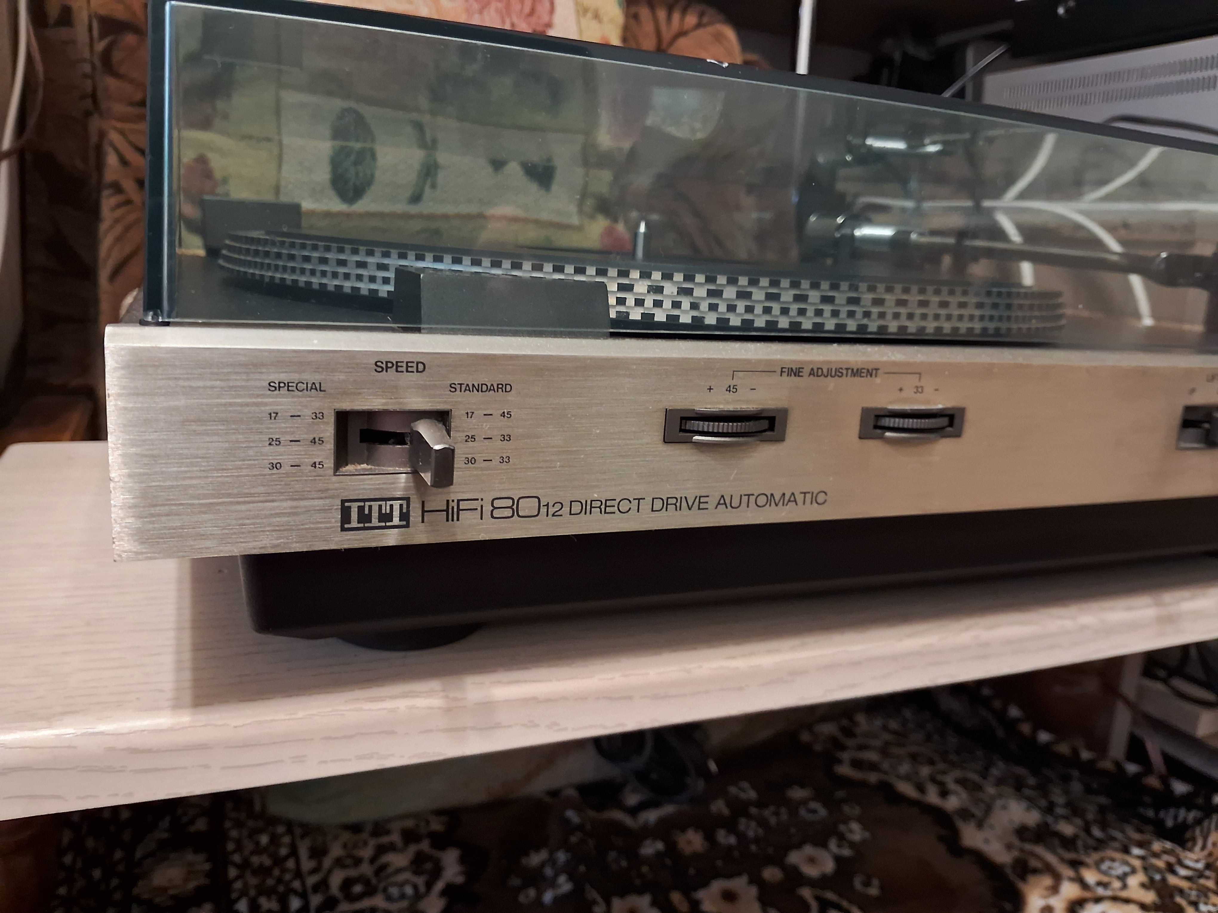 ITT HIFI 8012 програвач вінілу Direct Drive (Mitsubishi DP-86DA)