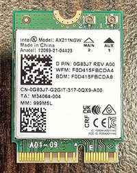 Karta sieciowa Intel WiFi 6E Card AX211 CNVio2 M.2 2230