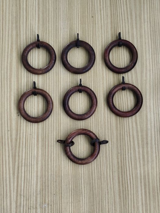 7 Argolas de Varão Cortinados