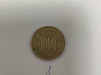 Монета Украины 50копеек 1992год