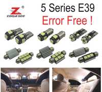 KIT COMPLETO DE 21 LÂMPADAS LED INTERIOR PARA BMW E39 5 SERIES 530D 525D 520D 520I 525I 528I 530I 5