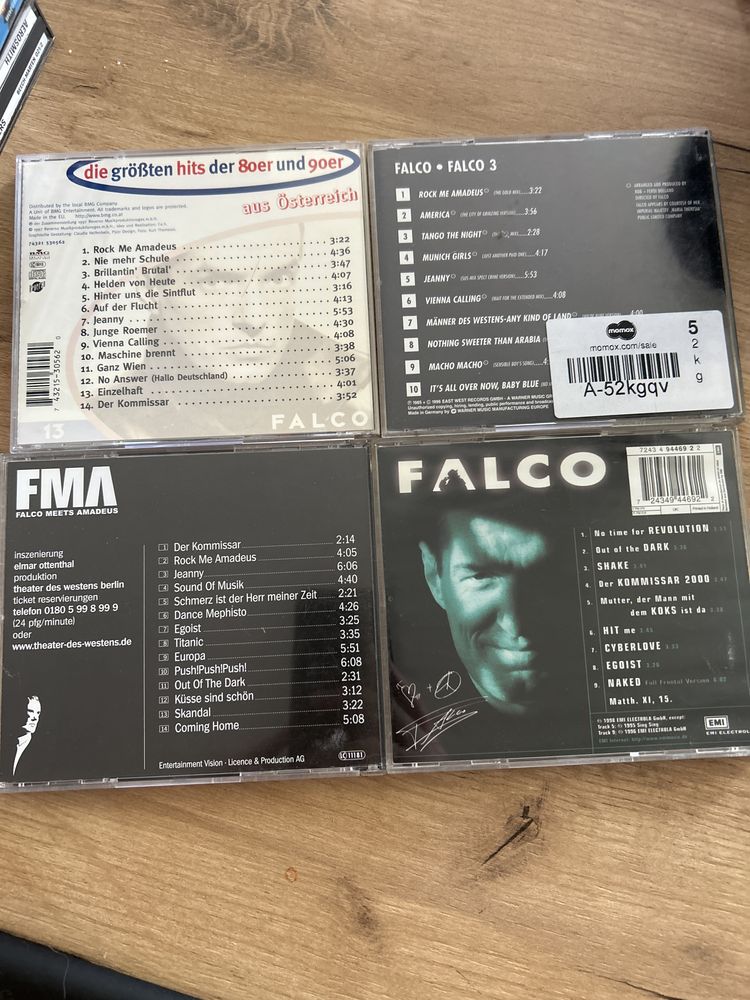 Falco 4 płyty CD oryginalne stan bdb  cena za komplet