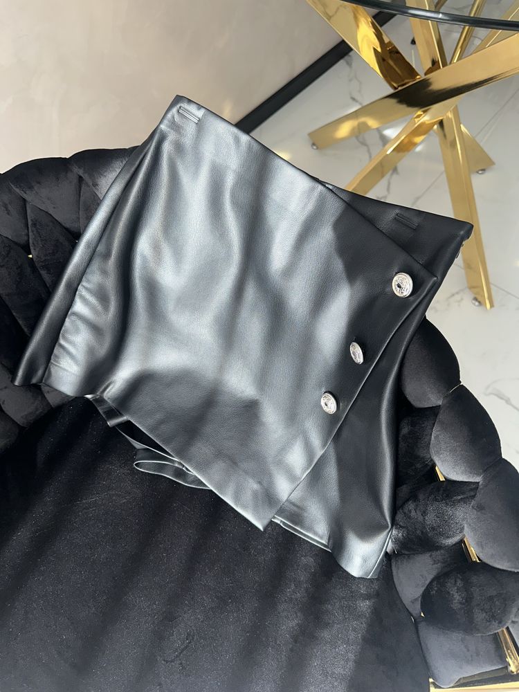 Спідниця шорти Zara. Шкіряна спідниця