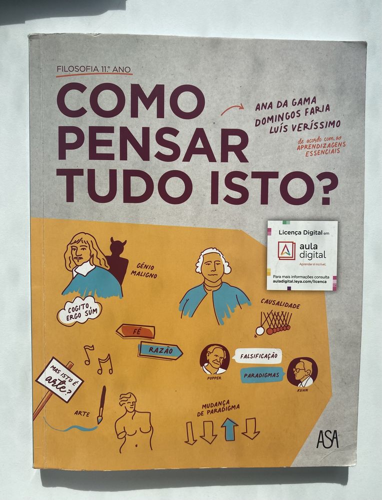 Manual e caderno de atividades “Como pensar tudo isto?” Filosofia 11