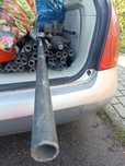 Słupki ogrodzeniowe 140 cm ocynk