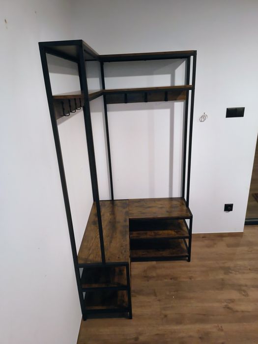 Wieszak narożny loft