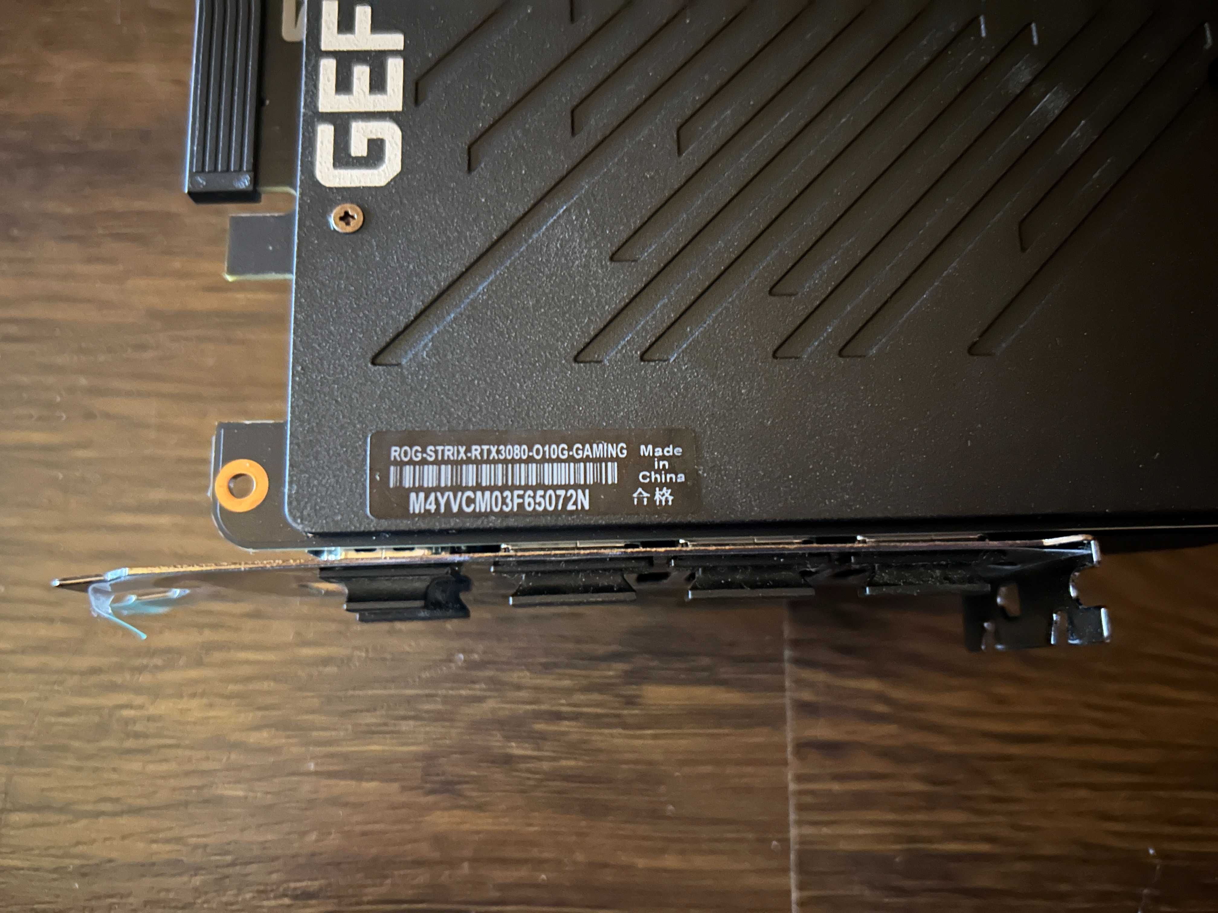 Як нова! Відеокарта NVIDIA GeForce RTX 3080 10GB GDDR6X ASUS STRIX