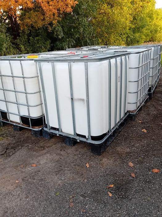 Mausery, zbiorniki 1000l czyste, umyte
