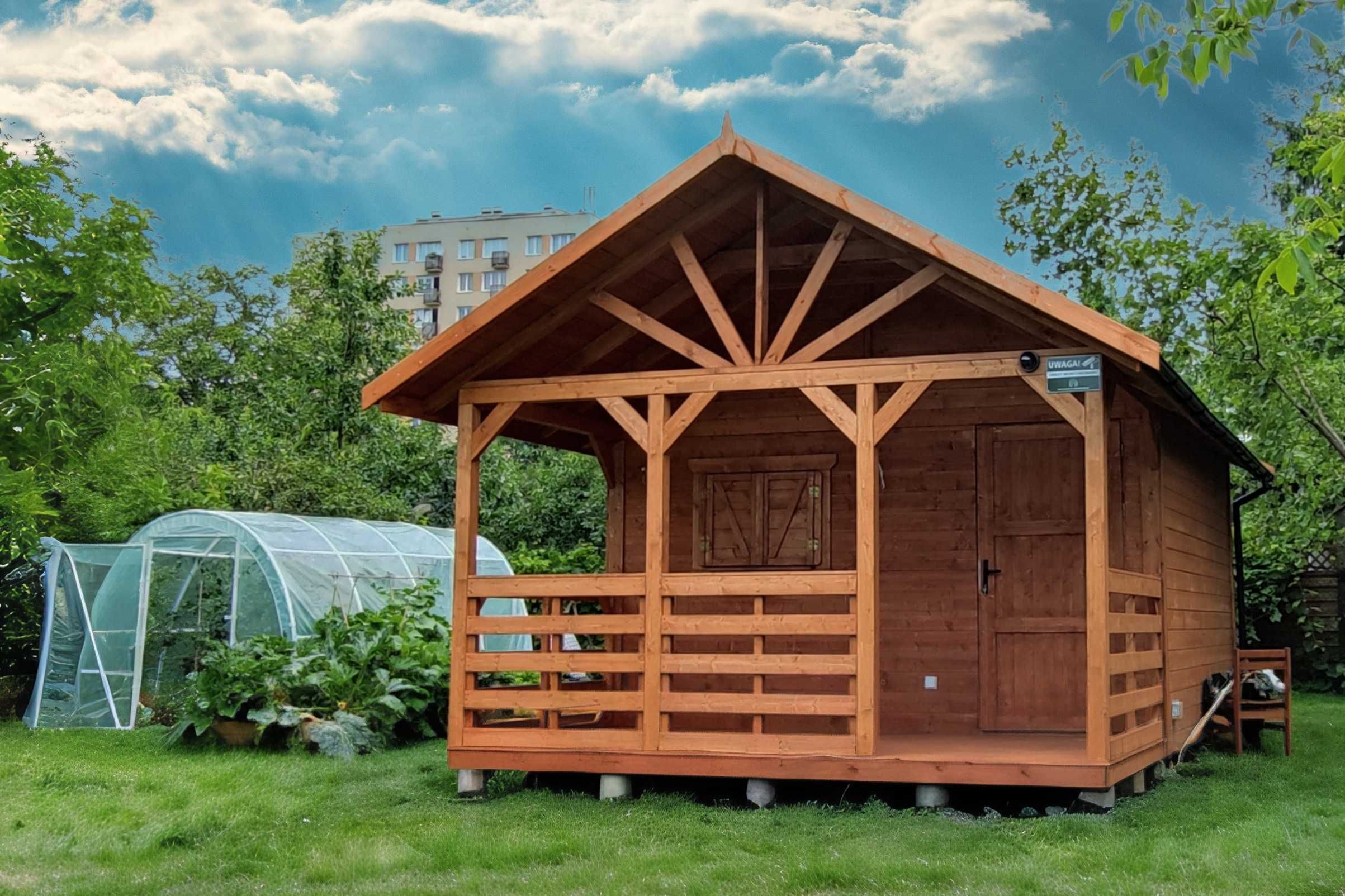 Domek ogrodowy Drewnolandia 600 x 400 cm