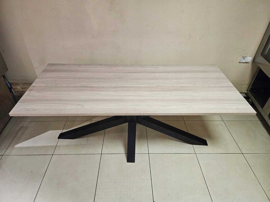 Nowoczesny stół do jadalni loft industrialny „pająk” 180x80