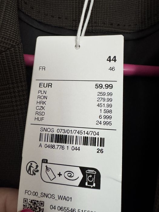 Elegancka marynarka z kolekcji C&A – Flex Collection 44 / 2XL / XXL