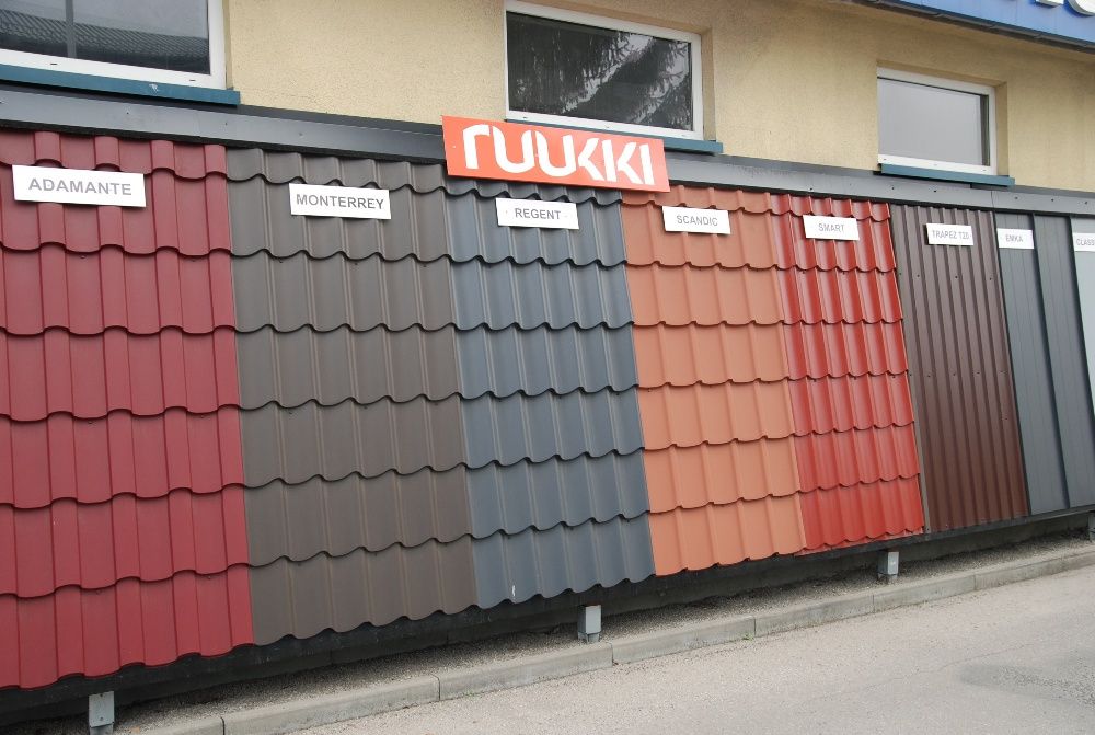 Ruukki blacha na rąbek, blachodachówka i inne moduły dachowe