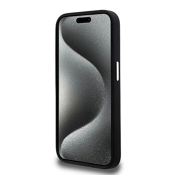 Etui Karl Lagerfeld Silicone Metal Script Logo na iPhone 15 Pro Max -