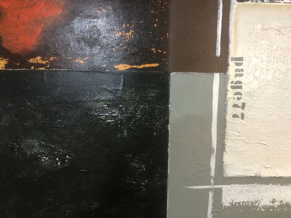 Tecnica mista sobre tela assinado