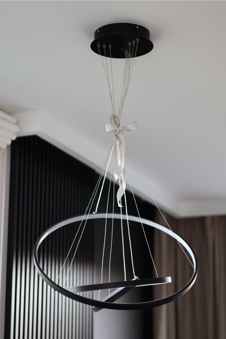 Lampa wisząca LED żyrandol 3 ringi