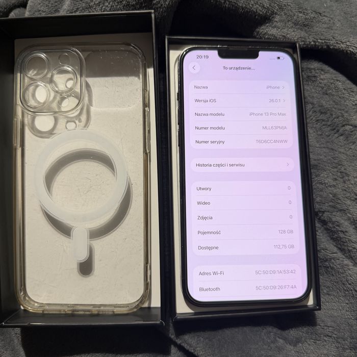 iPhone 13 Pro Max 128gb stan bardzo dobry + etui