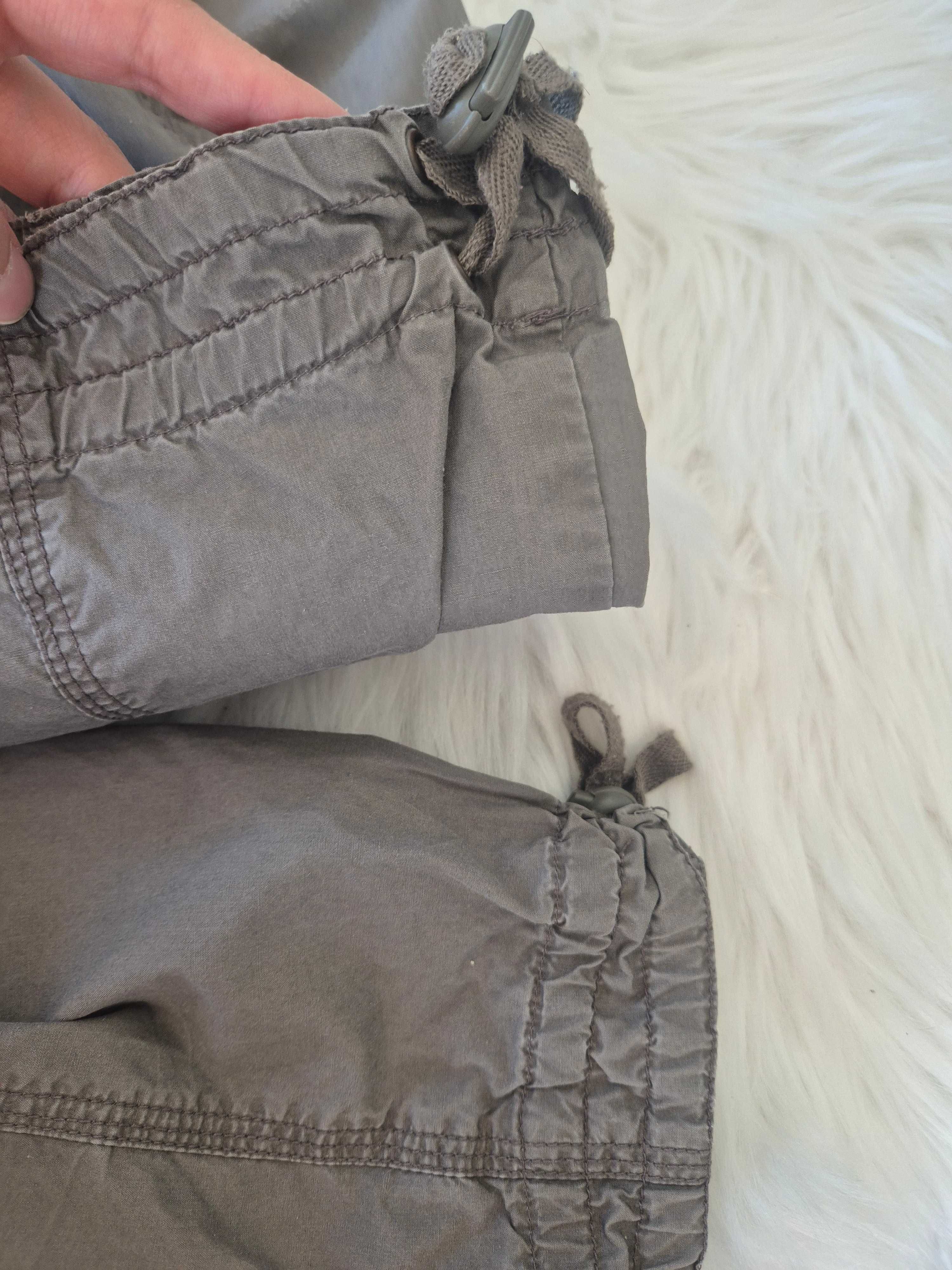 Spodnie khaki cotton bawełna swag y2k bojówki boyfriend Yessica 34/XS