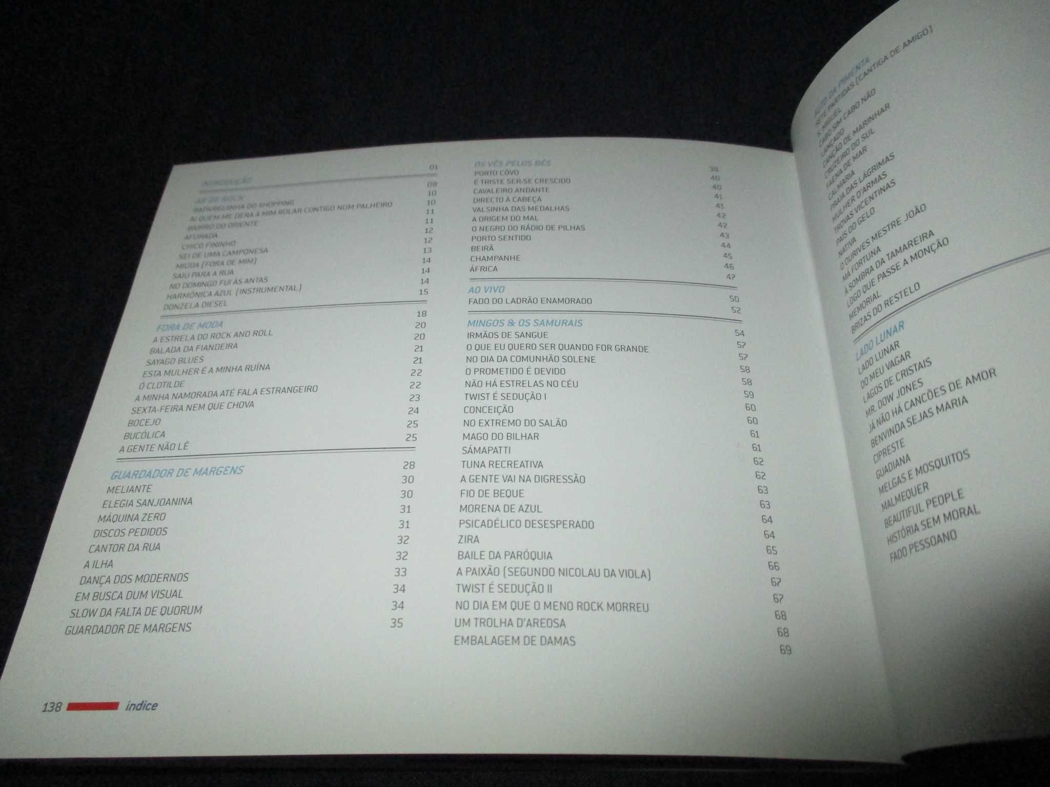 Livro Booklet Rui Veloso 30 Anos Ilustrado