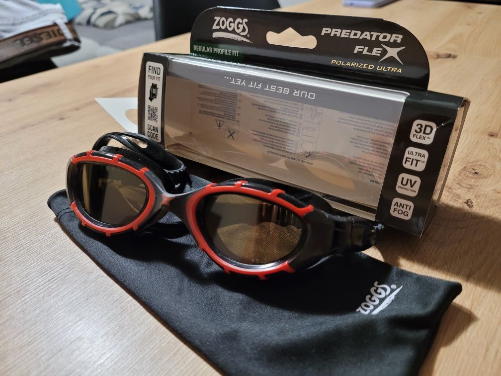 Zoogs predator fle polarized ultra okularki triathlon pływanie