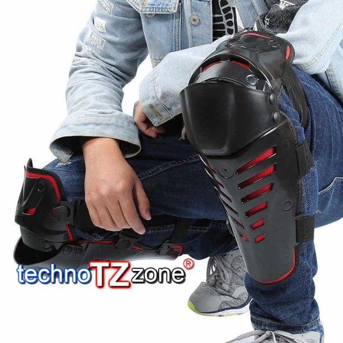 SULAITE красные ШАРНИРНЫЕ мото наколенники, защита колен, моноколеса