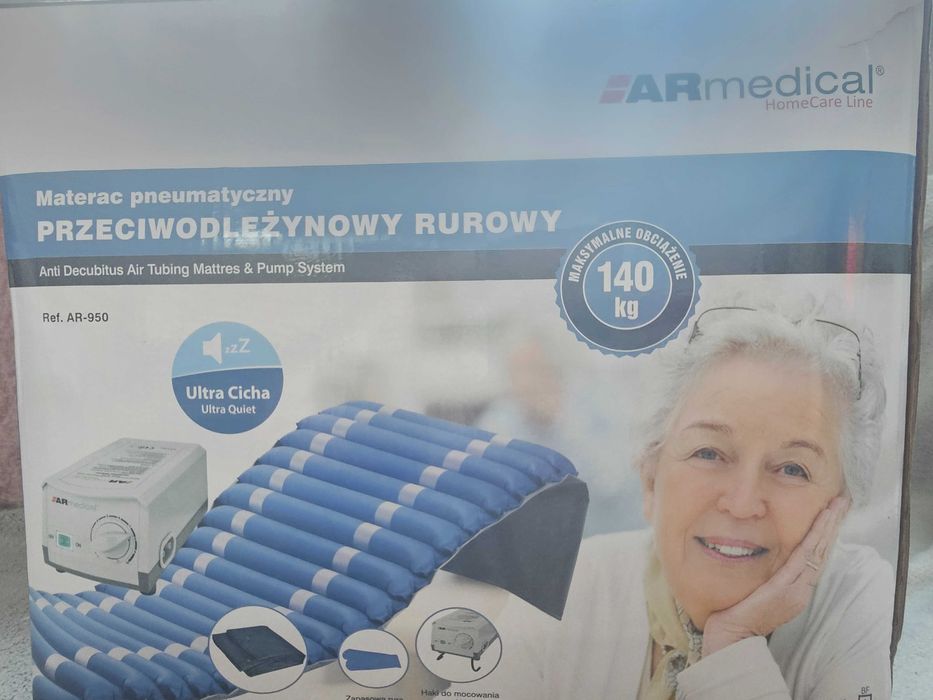 Materac pneumatyczny przeciwodleżynowy