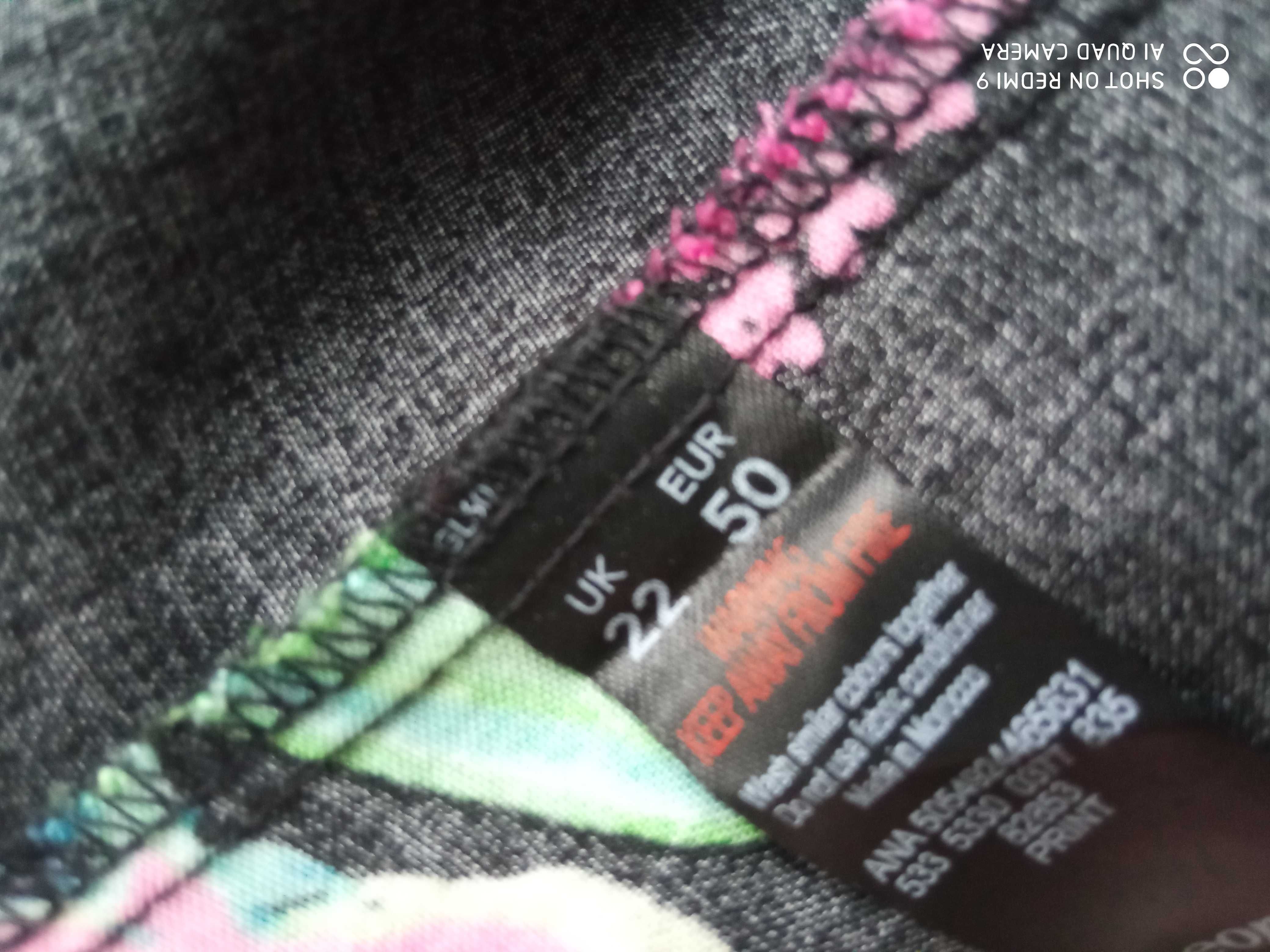 GEORGE sukienka 136cm pachy 22 50 52  boho czarna w kwiaty wesele