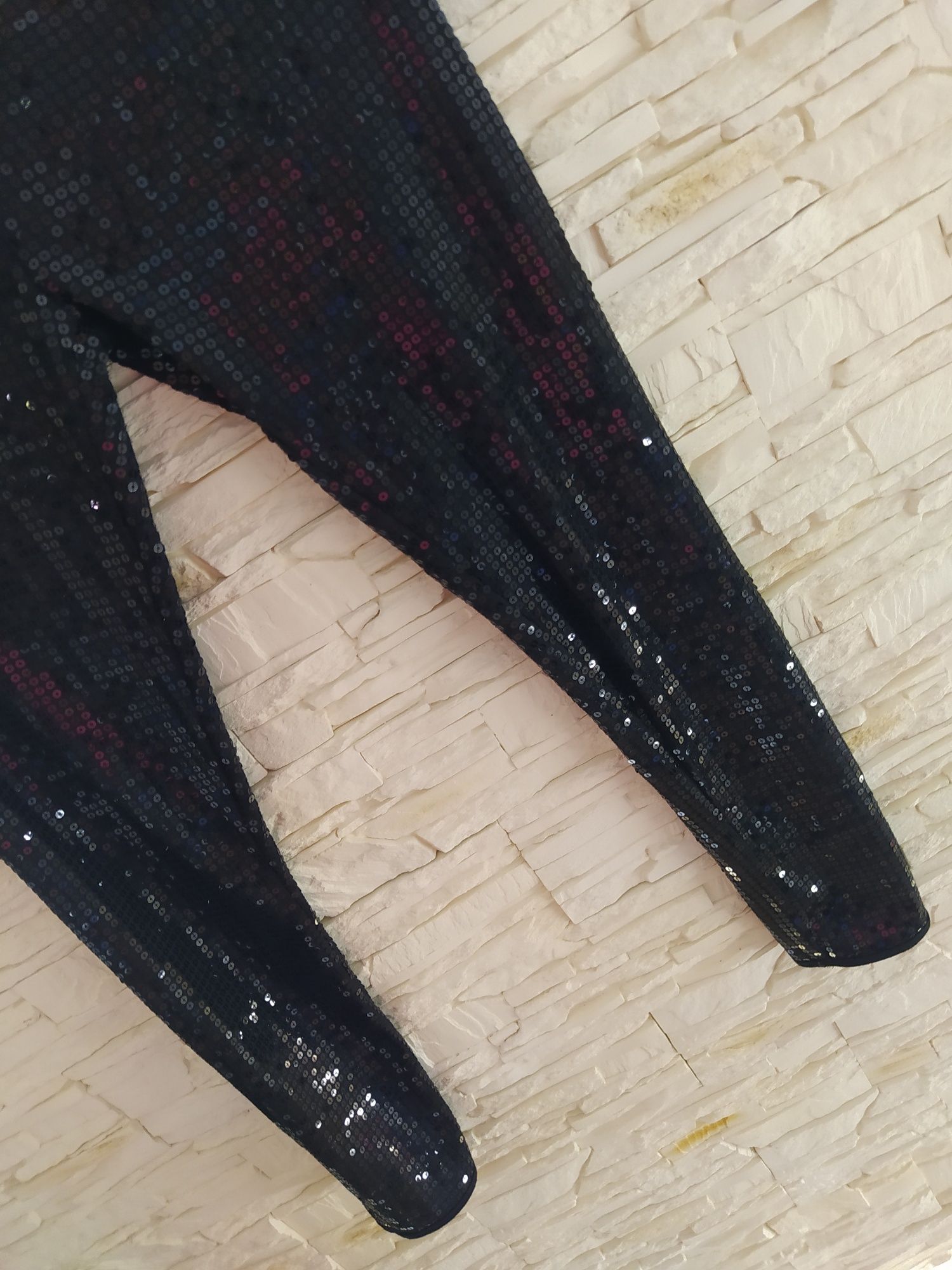 Legginsy Cekiny 36/38 czarne