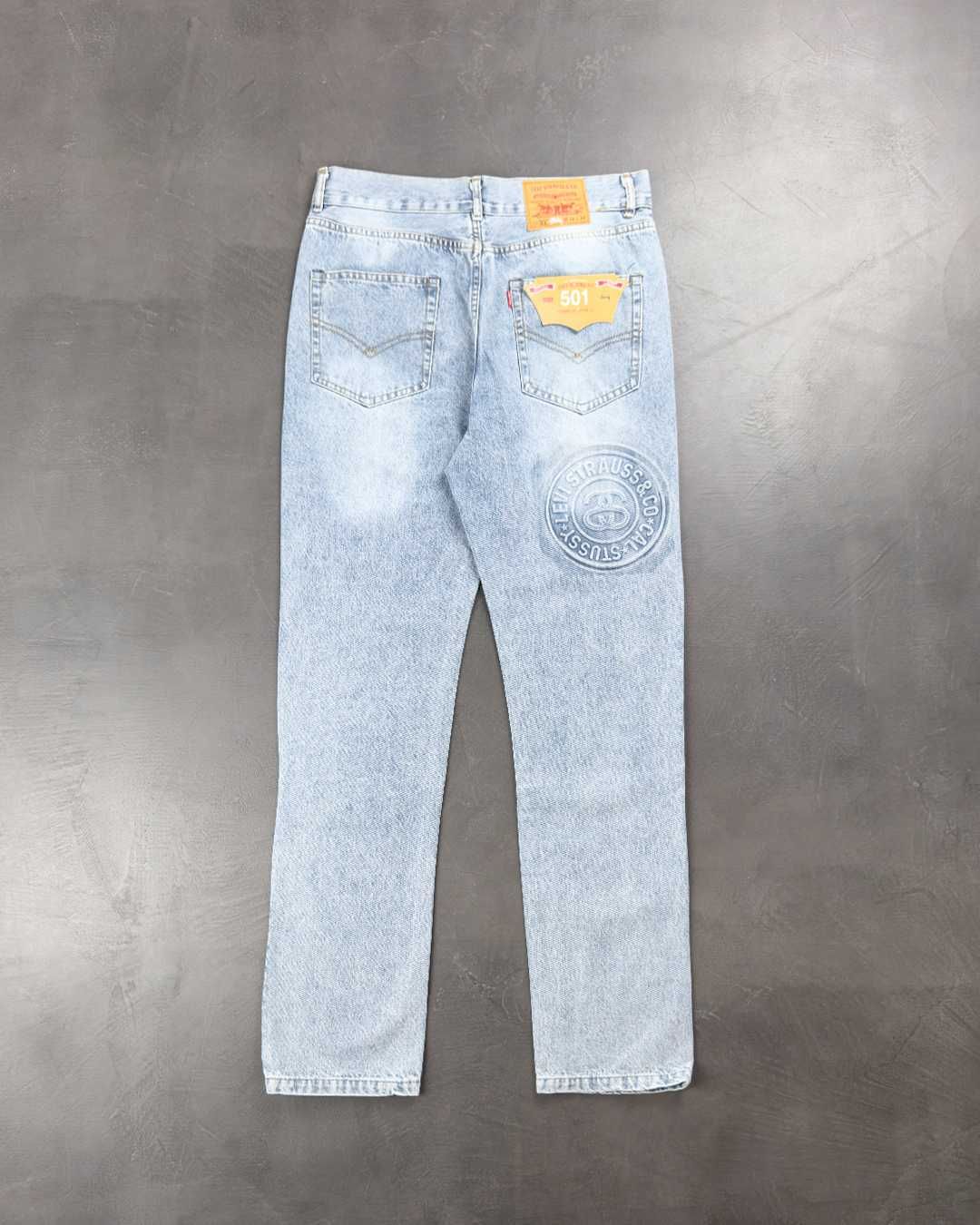 Джинси STUSSY & Levi's Embossed 501 Jeans