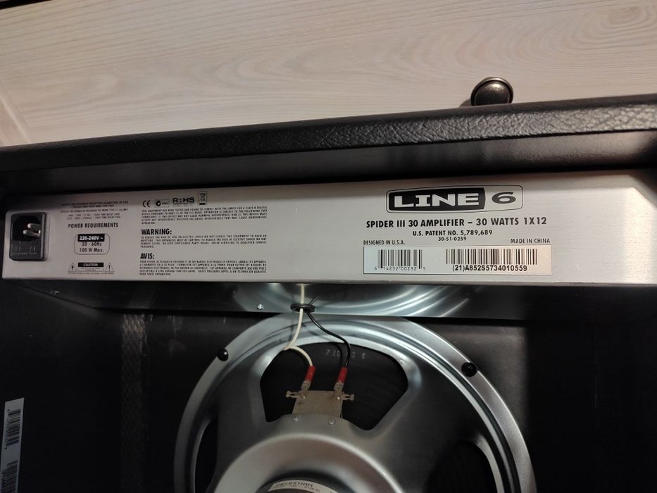 Rarytas! LINE 6 Spider III 30w 1x12 Celestion+footswitch. Jak Nowy!
