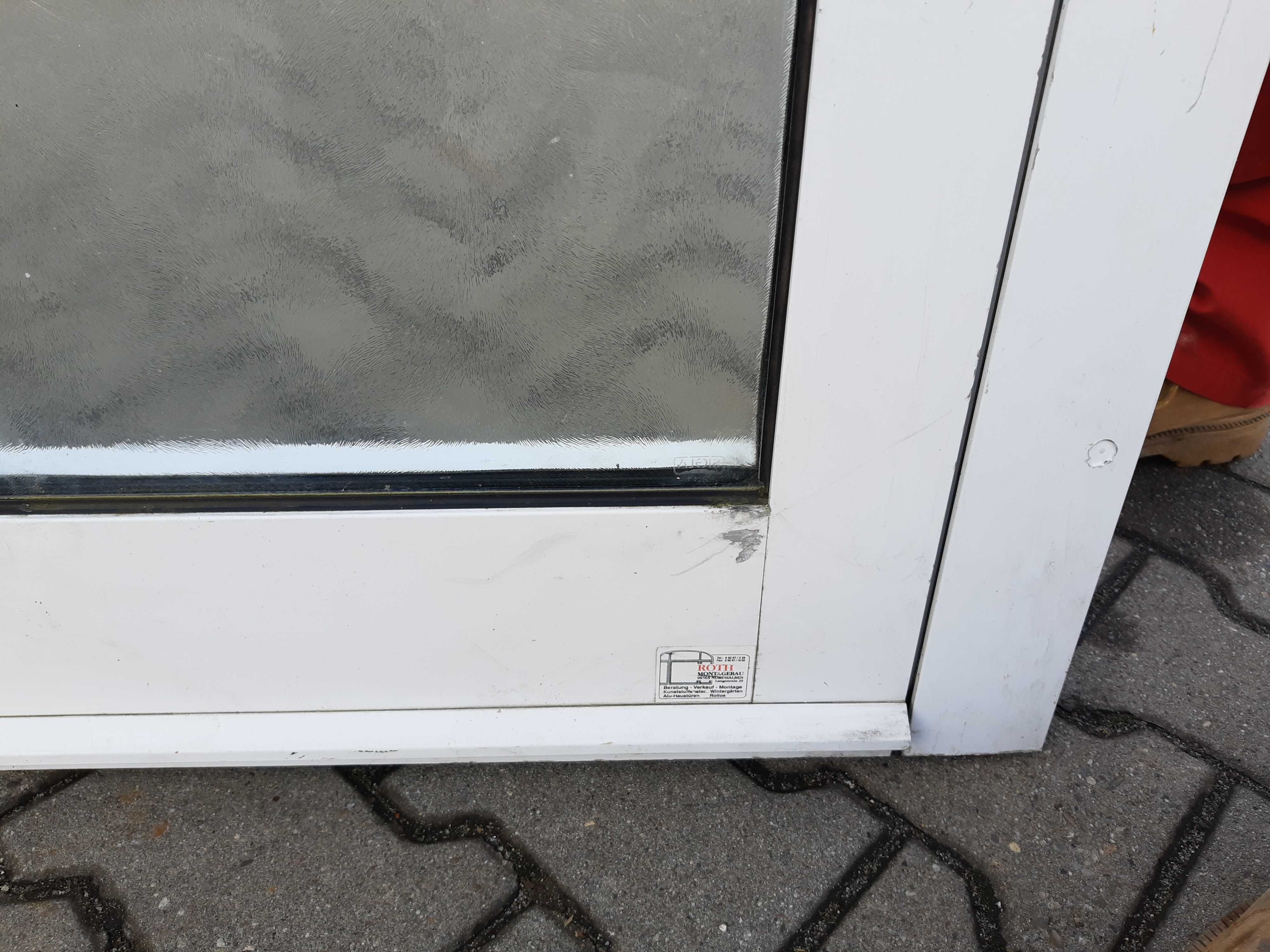 Drzwi aluminiowe 104x213 Używane