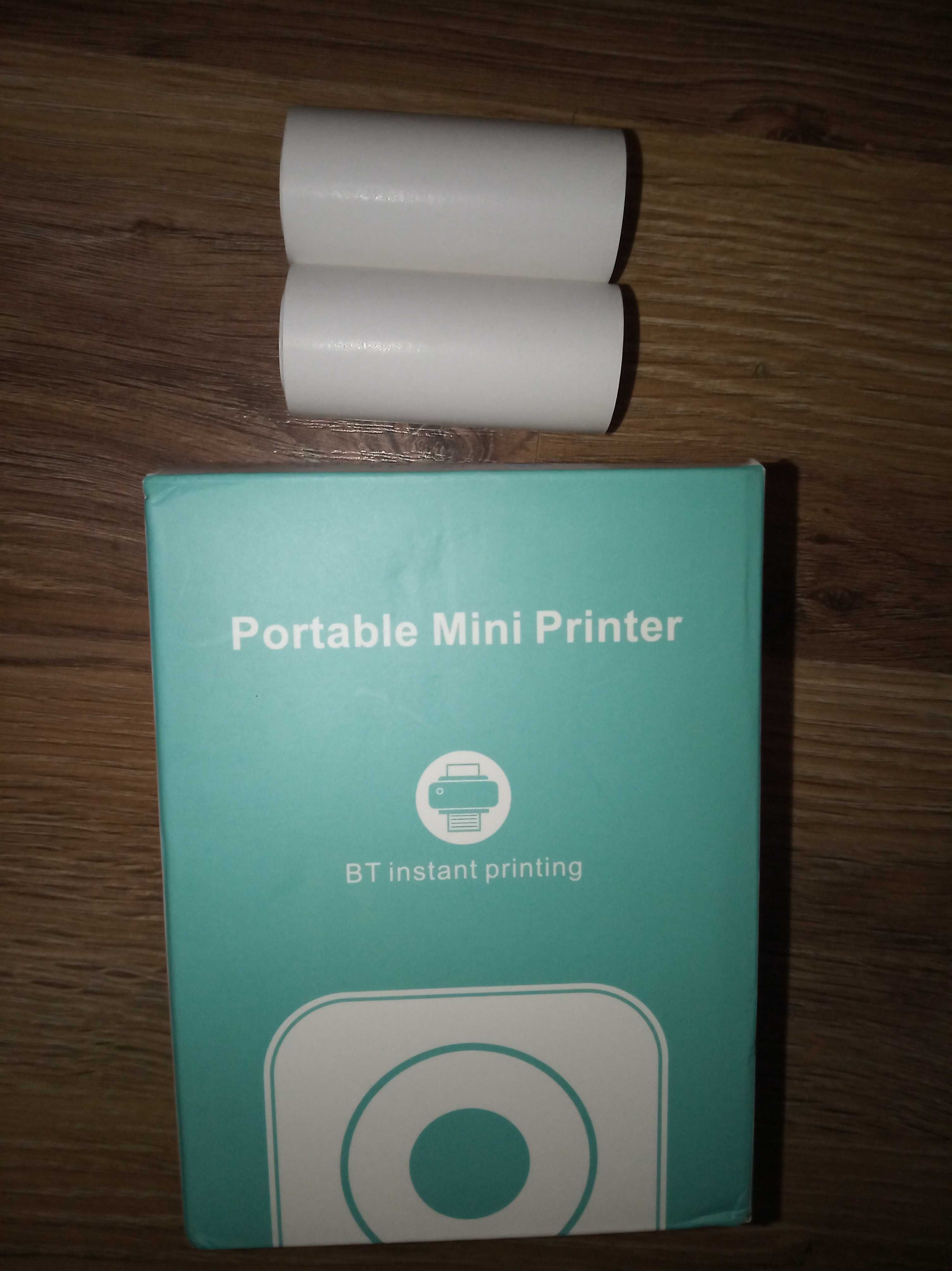 Mini drukarka + zapas papieru