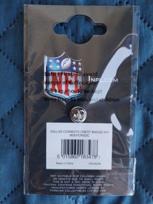 Coleção 9 pins badge NFL - futebol americano - raiders - cowboys