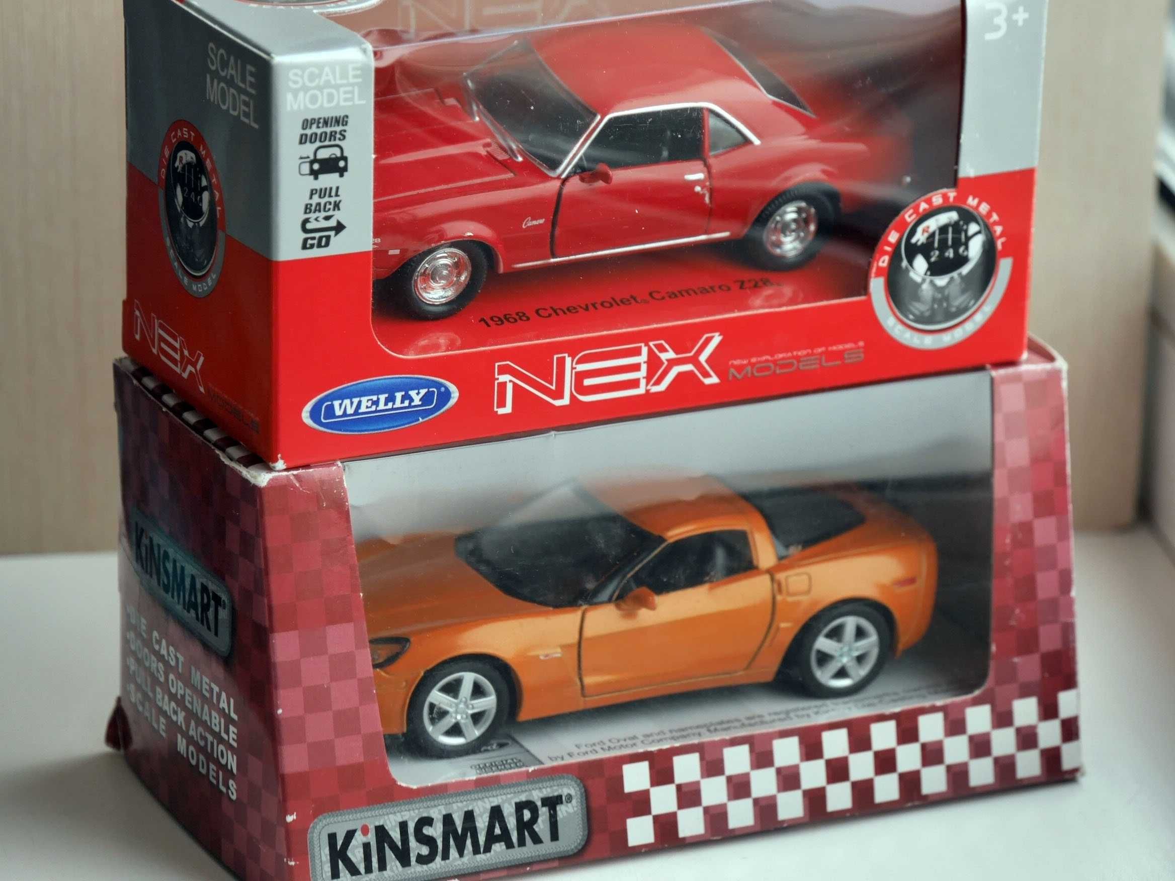 Модель Chevrolet Corvette C6 Z06/CAMARO Z28 1968  WELLY