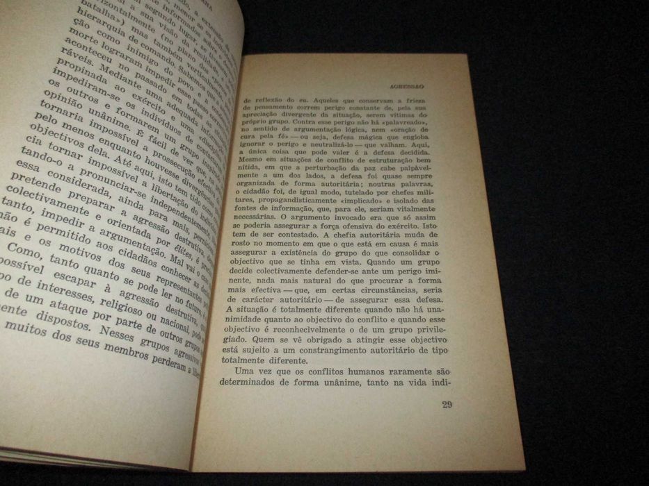 Livro A Ideia de Paz e a Agressividade Humana