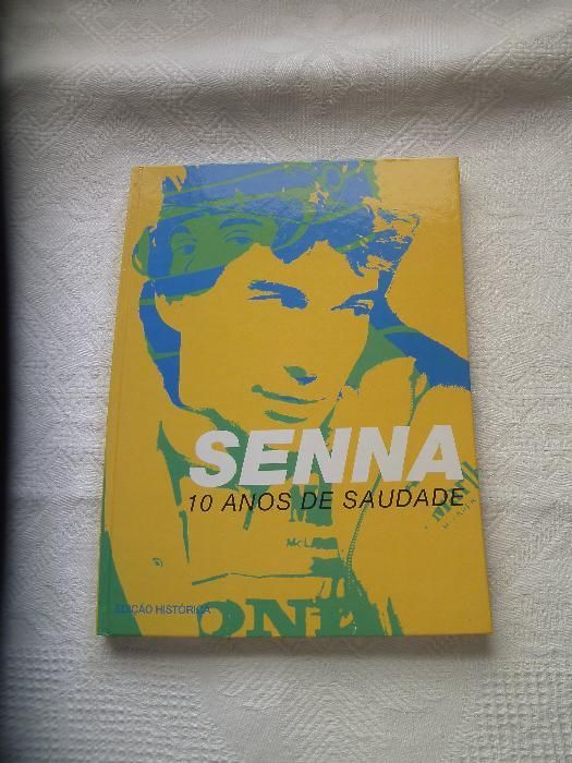 Livro de capa Dura (Senna 10 Anos de Saudade)