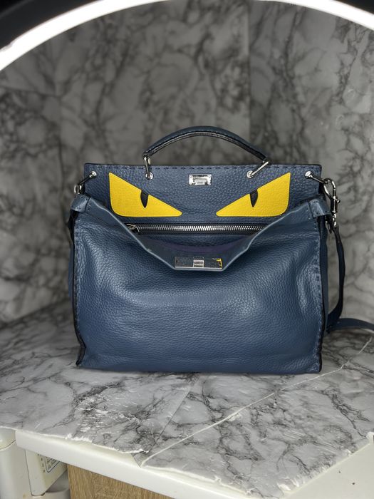 Сумка кожаная Fendi оригинал номерная