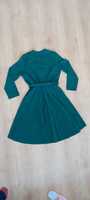 Sukienka z plisowana spódnica 38