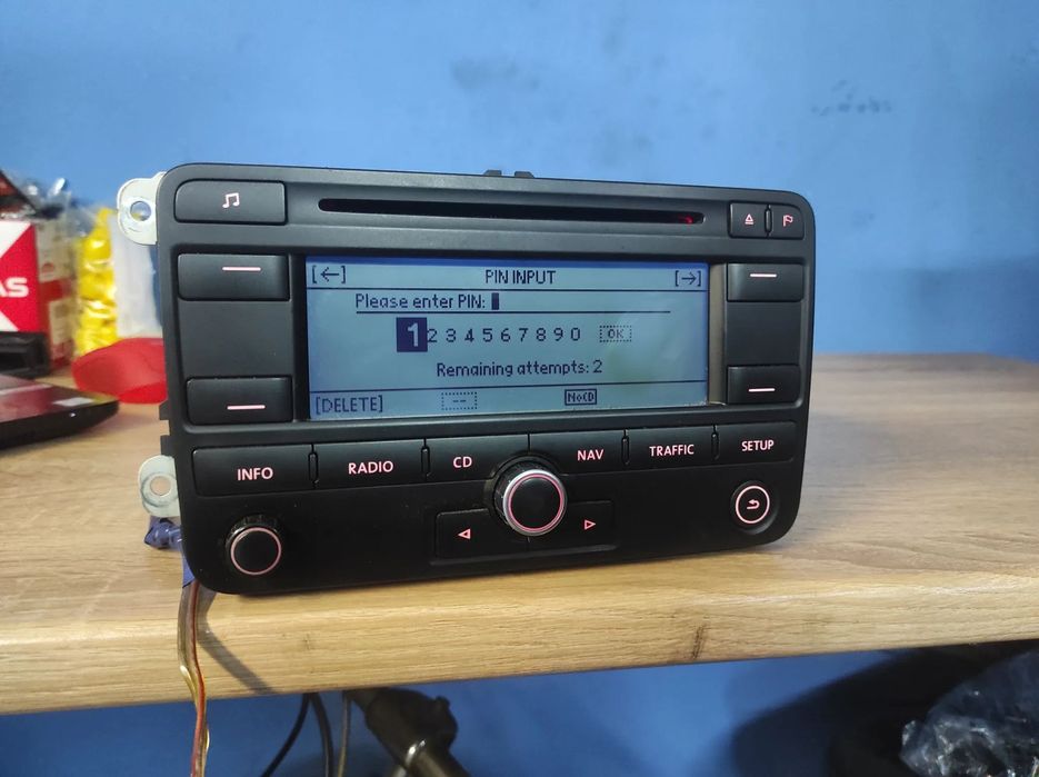 RADIO NAWIGACJA MP3  ROZKODOWANE VW PASSAT B6 B7 GOLF 5 6 PLUS JETTA KOMBI TOURAN 1 CADDY 3 SIROCCO TIGUAN POLO 5 1K0035191E WYSYŁKA !!!!