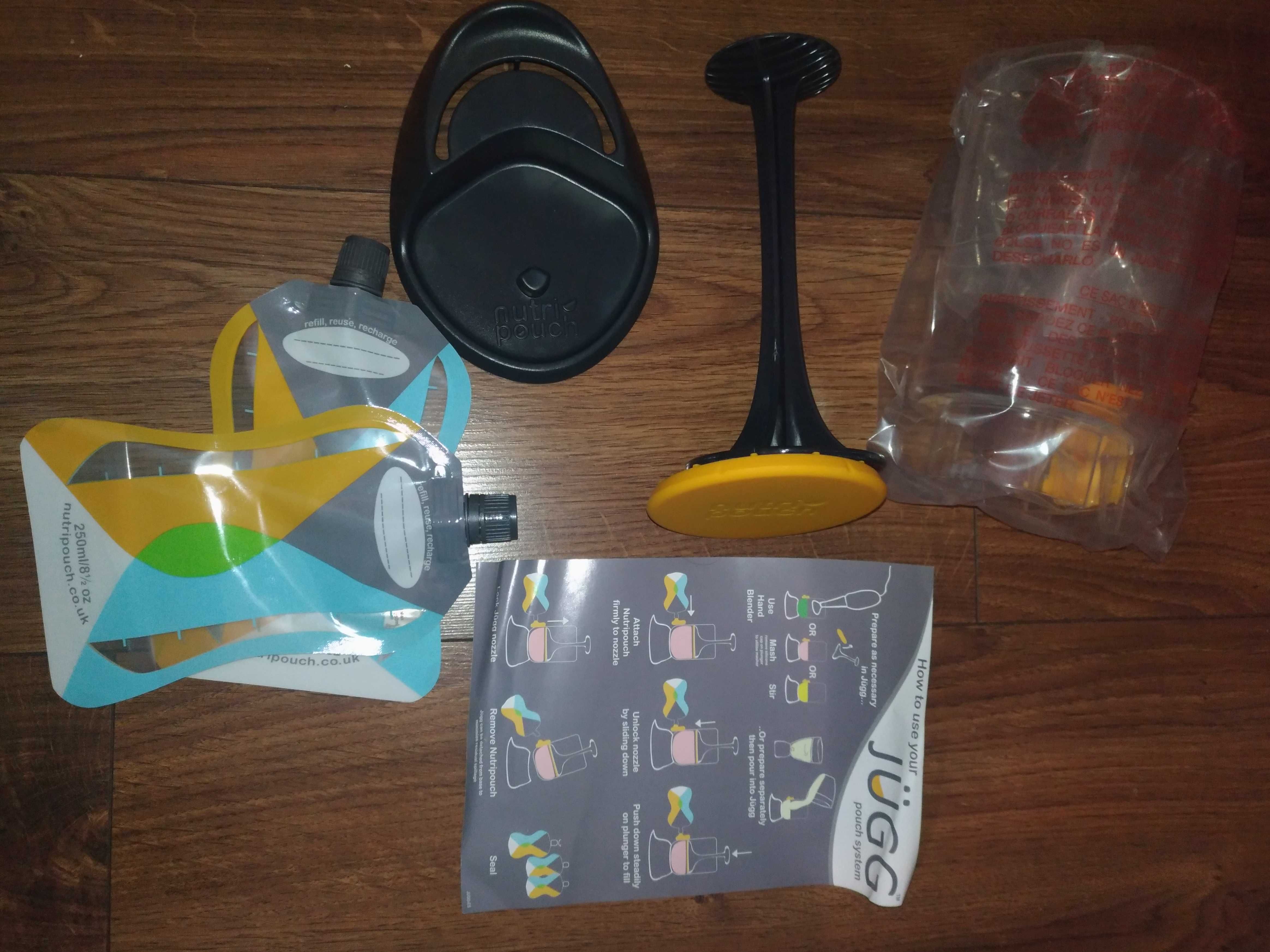 Fill`n Squeeze Nutripouch mini zestaw do domowych musów w saszetce