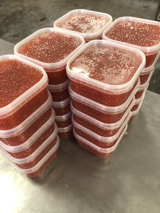 Икра красная лососевая горбуша 1 сорт ТМ «Флагман»