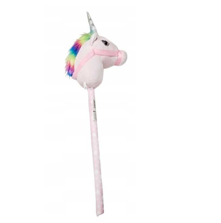 Koń na kiju zabawka głowa konia hobby horse z dźwiękiem