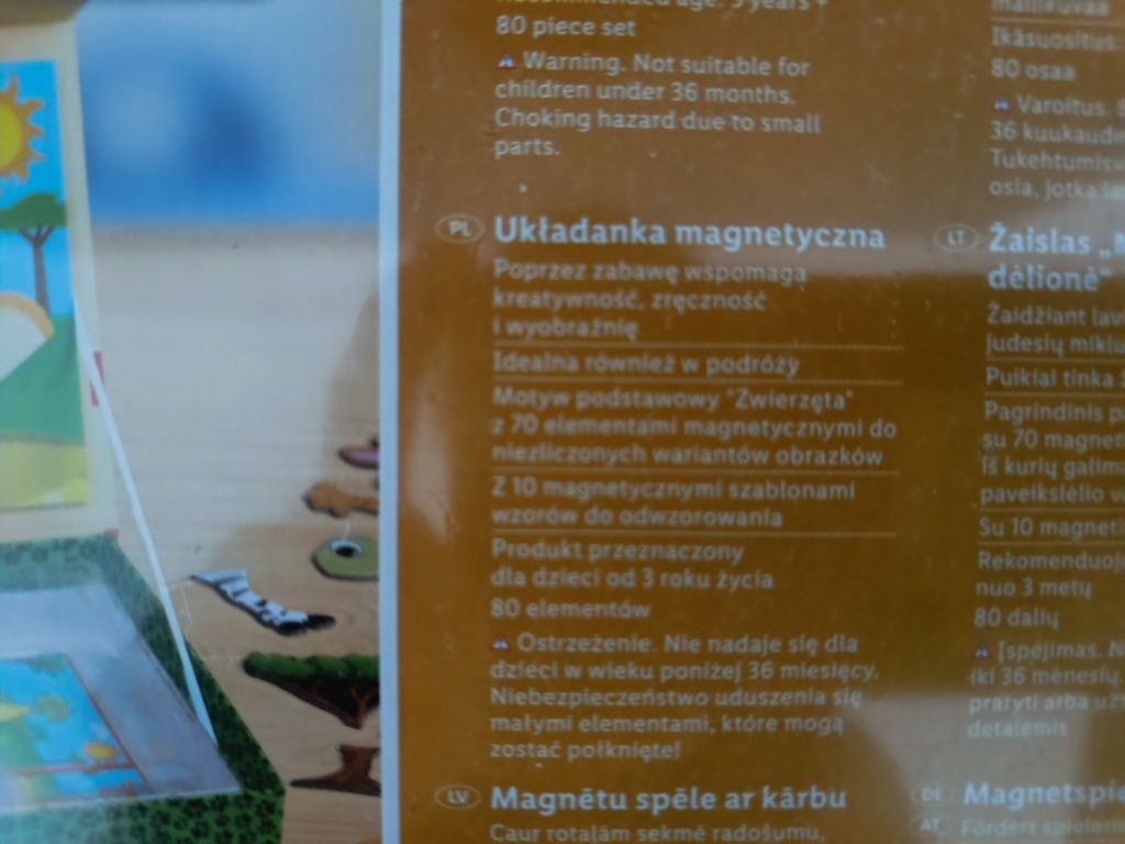 Układanka magnetyczna playtive