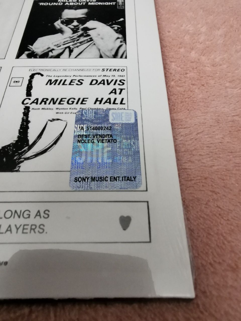 Miles Davis Greatest Hits winyl sony