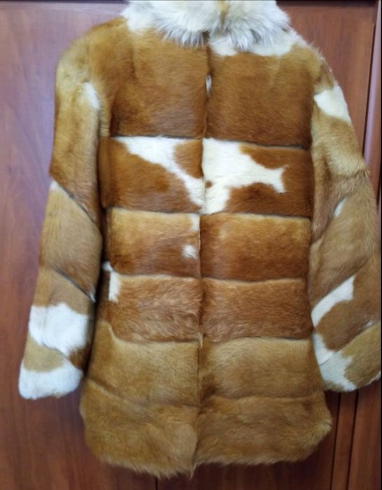 Полушубок с натурального меха. Р. 48