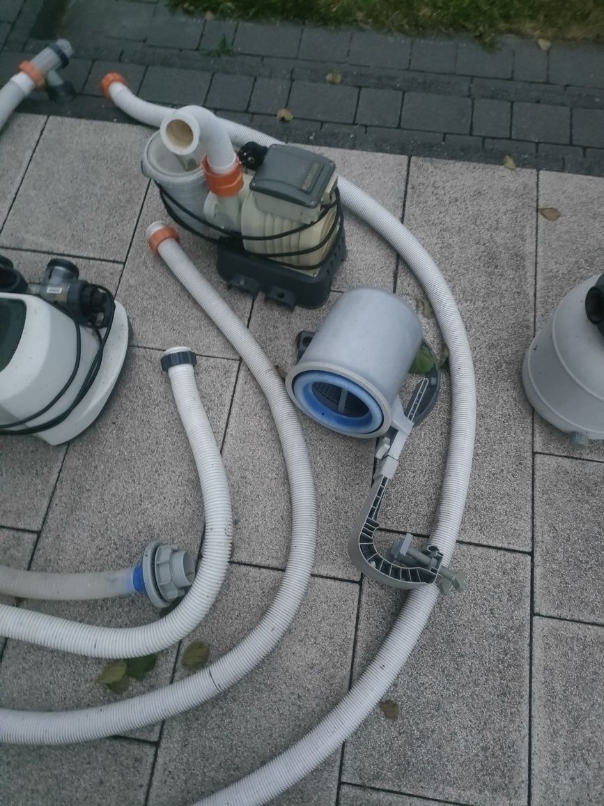 Sprzedam zestaw do basenu filtr + generator chloru