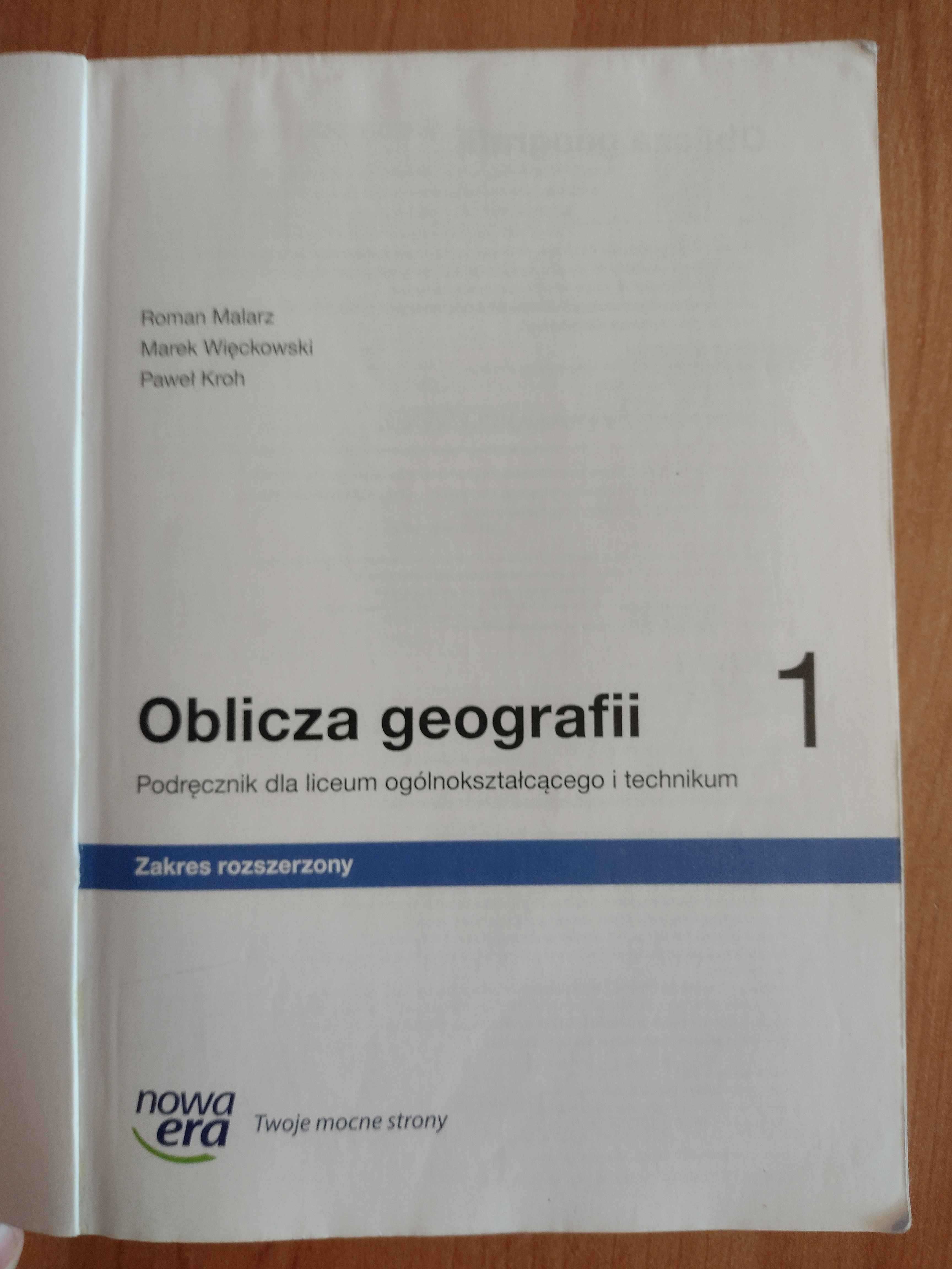 Oblicza geografii 1 zakres rozszerzony dla klasy 1LO i technikum