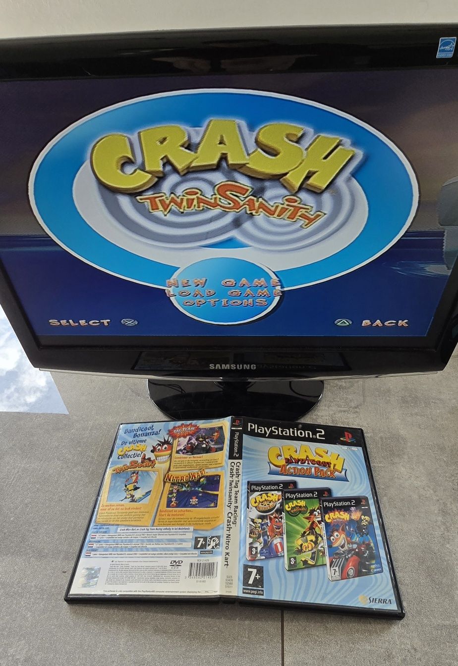 Crash bandicoot action pack PS2