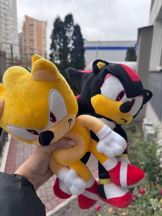 Super Sonik, Sonic, Knuckles, Shadow 30 см (Sonic the Hedgehog)