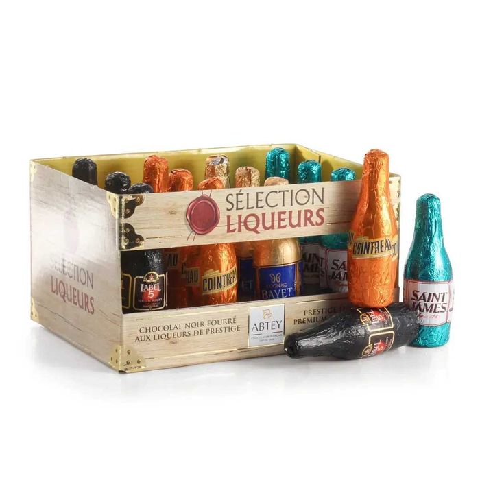 Шоколадні  пляшечки Abtey Selection Liquers 155 гр