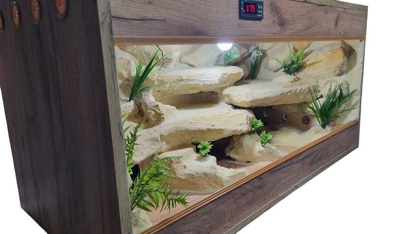 Terrarium  gotowe  dla agamy , gekona ,jaszczurki 100x50x50